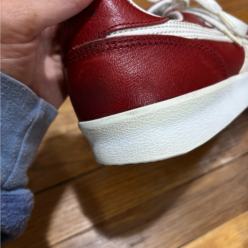 Red Leather Japanese onitsuka tiger asics sneakers men’s - Picture 3 of 12